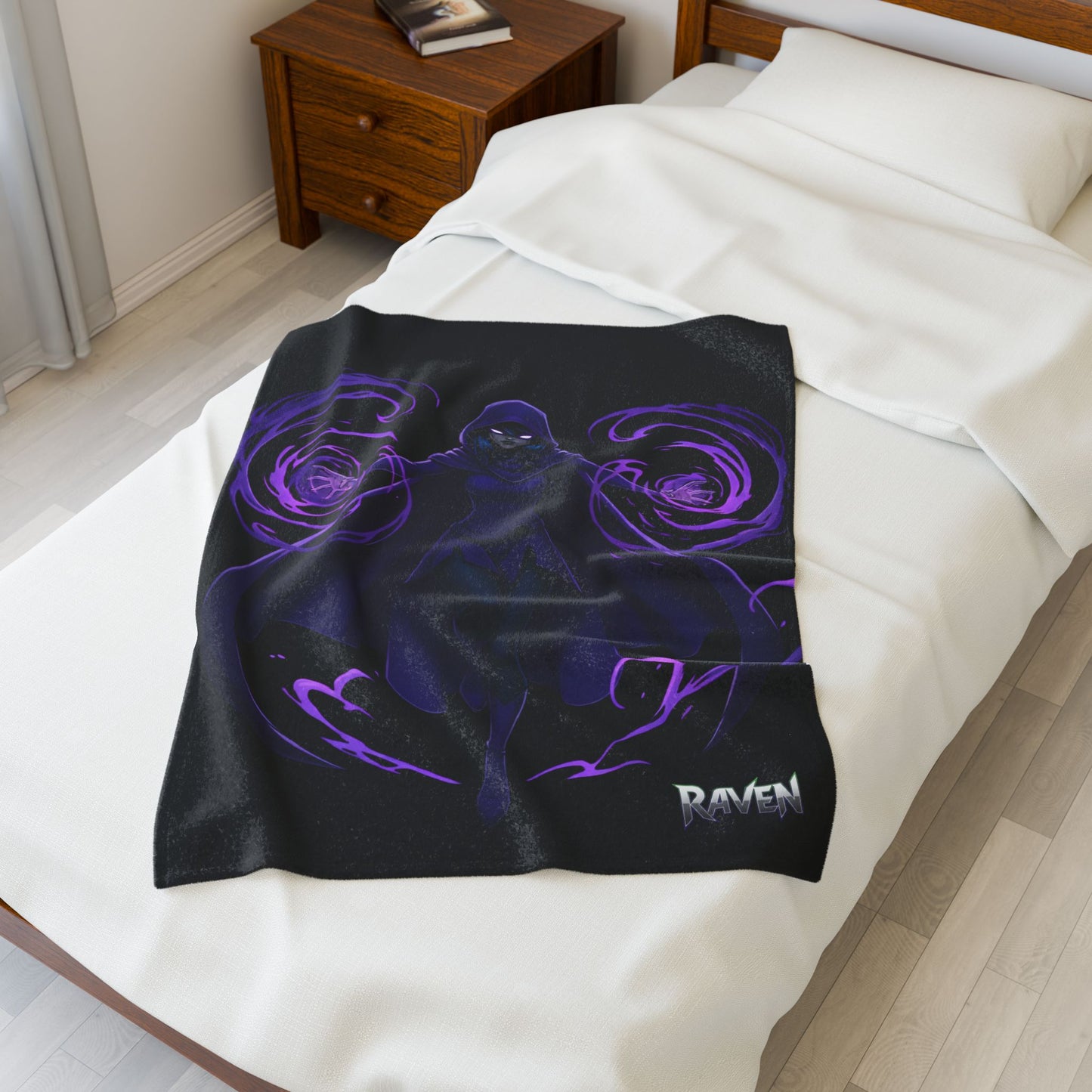 RAVEN Velveteen Blanket