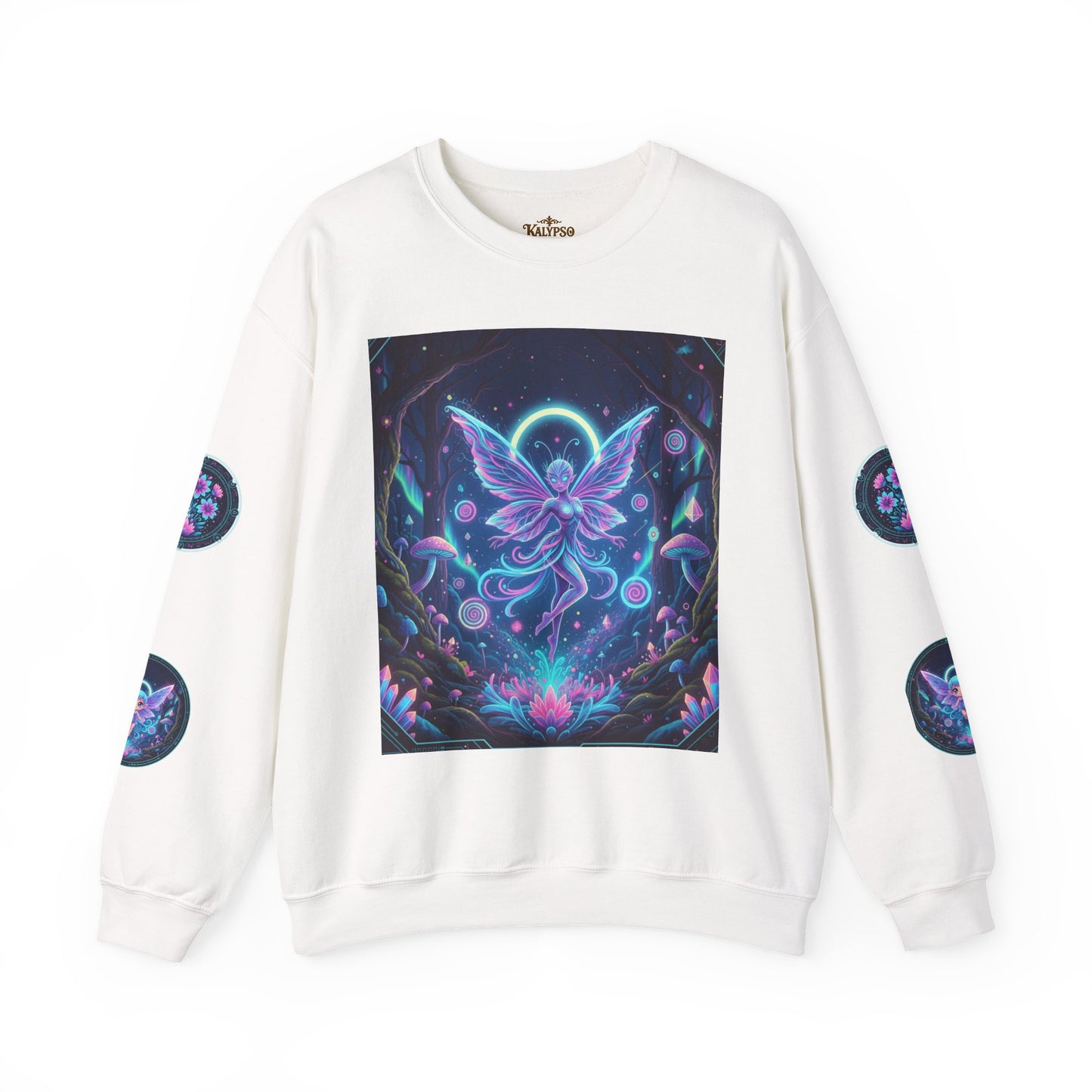Mystical Fairy Sweatshirt - Unisex Heavy Blend™ Crewneck with Celestial Design