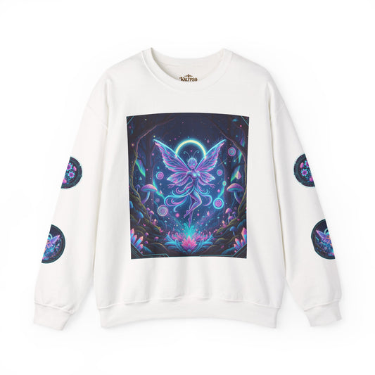 Mystical Fairy Sweatshirt - Unisex Heavy Blend™ Crewneck with Celestial Design