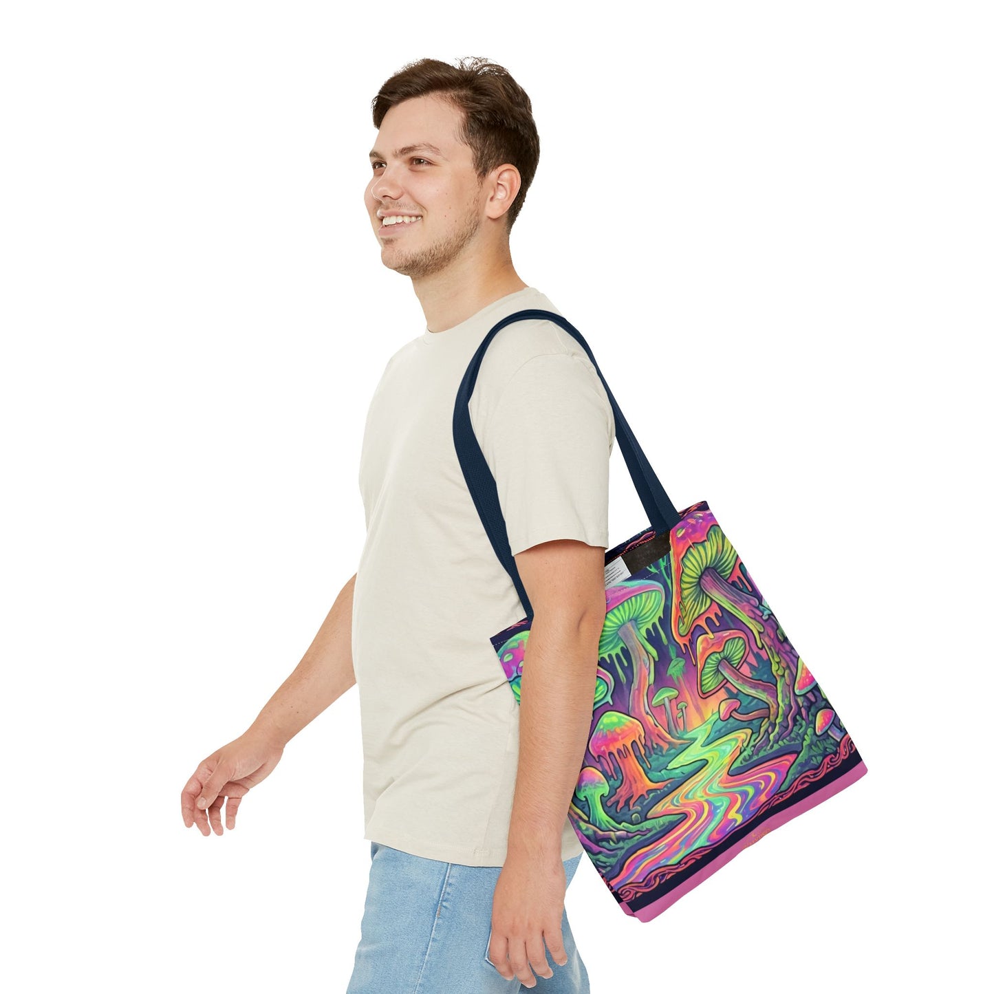 Trippy Mushroom Tote