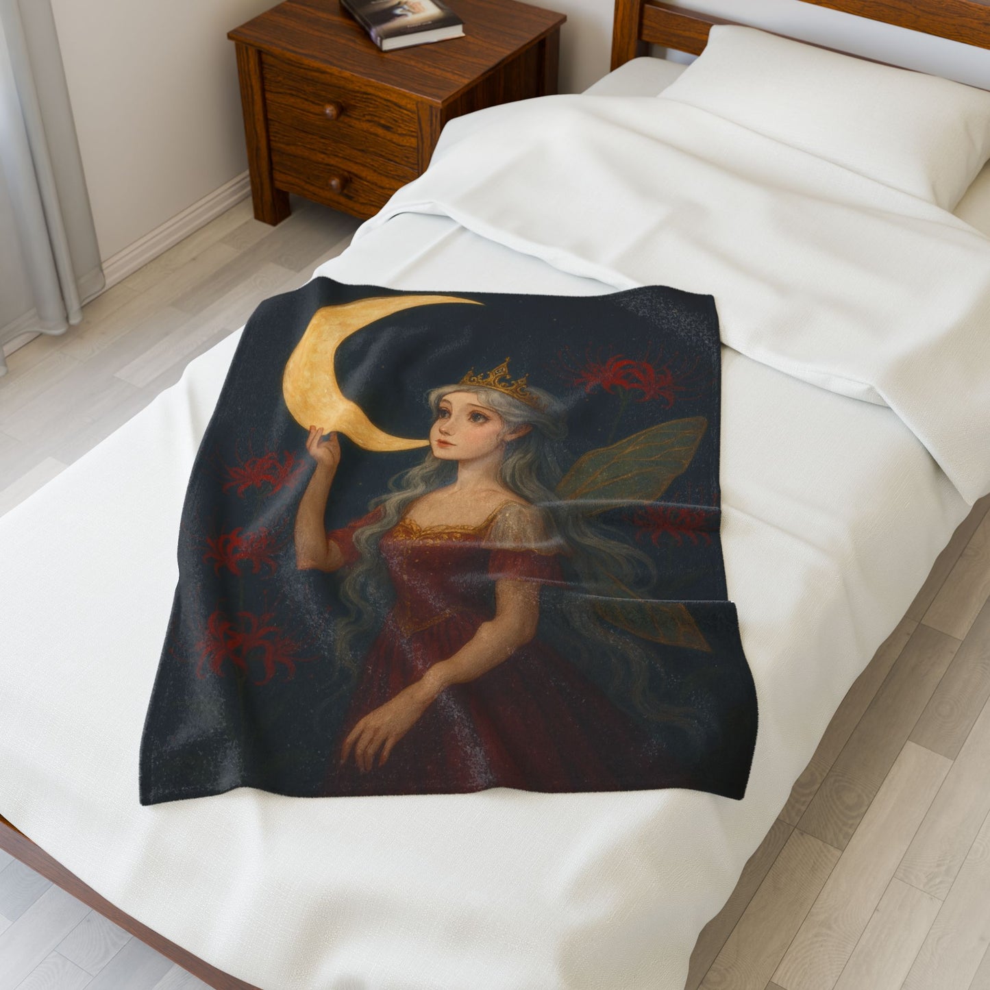 Crimson Princess Velveteen Blanket