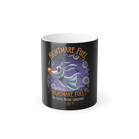 Nightmare Fuel Color Morphing Mug — "Nightmare Fuel: The Coffee Before Christmas" (11 oz)