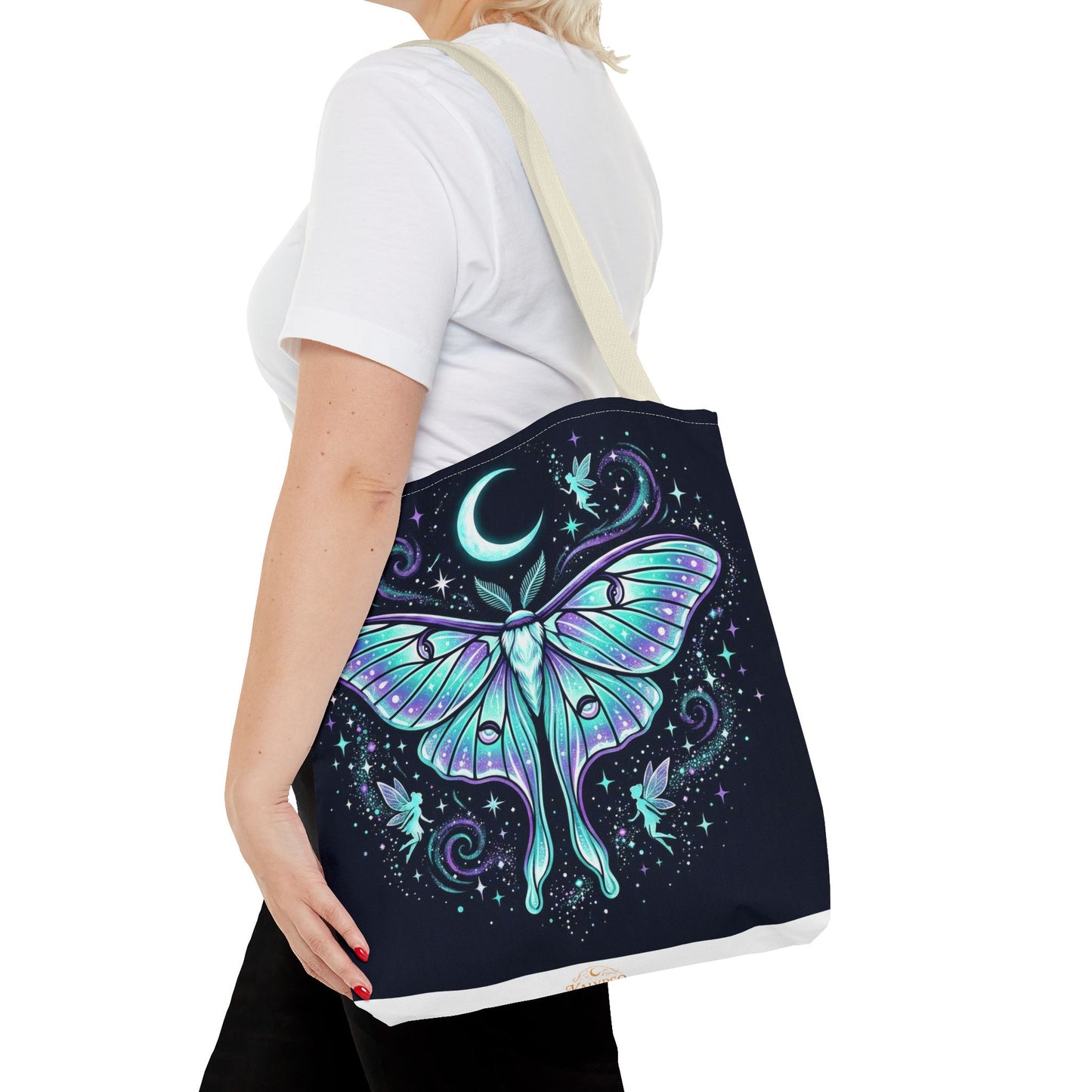 Celestial Luna Moth Tote Bag