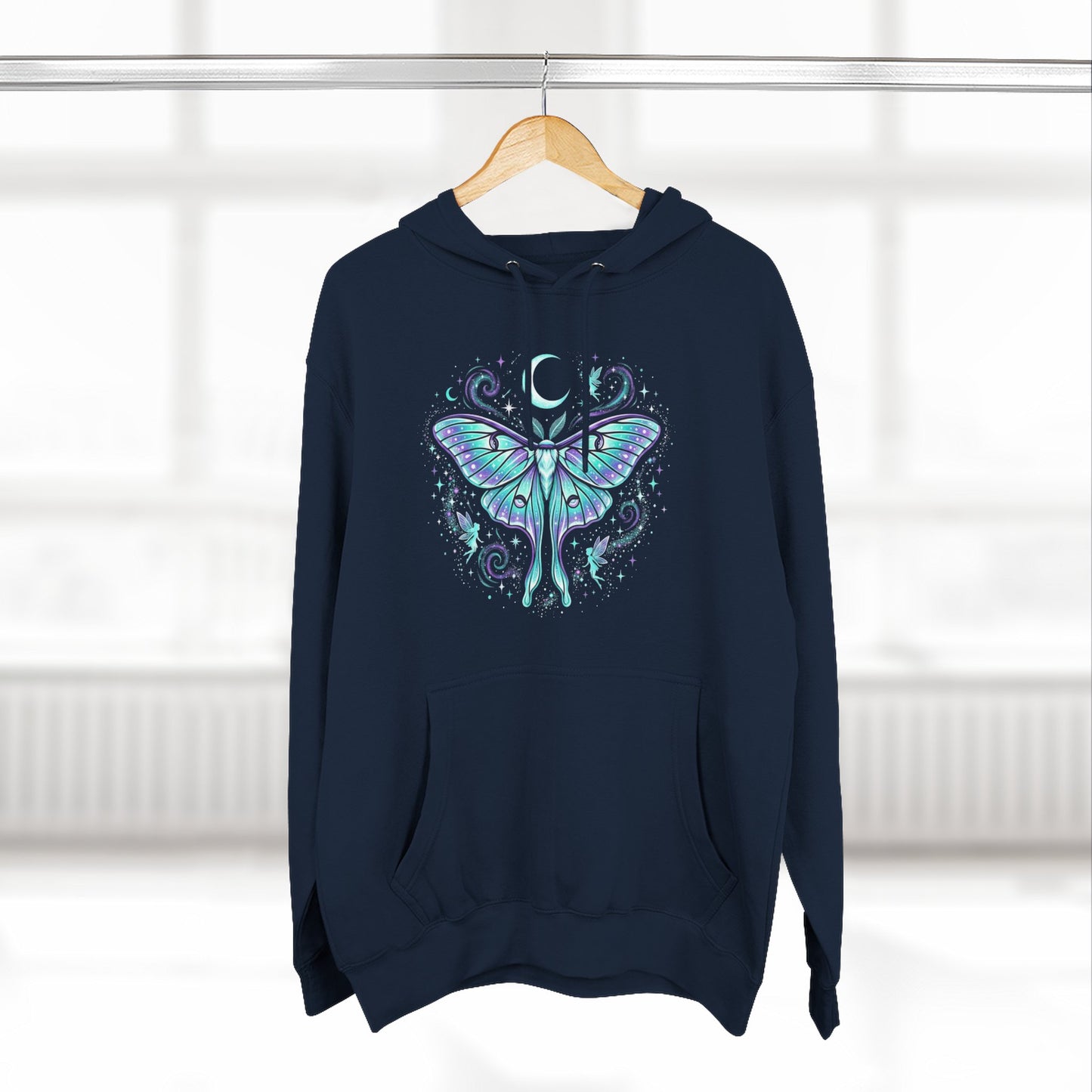 Celestial Luna Moth Hoodie