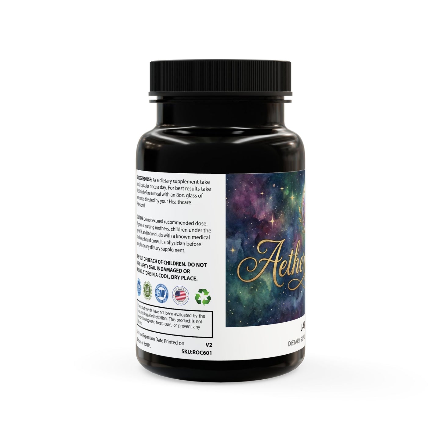 Aetheria Vitals L-Arginine Supplement (60 Capsules)