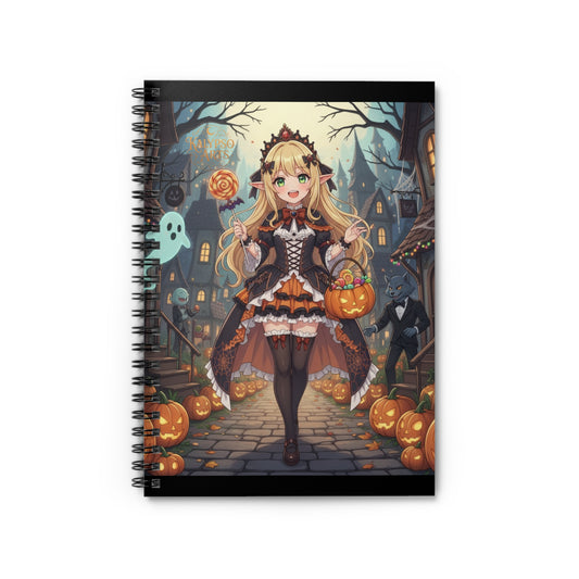 Halloween-Themed Spiral Notebook