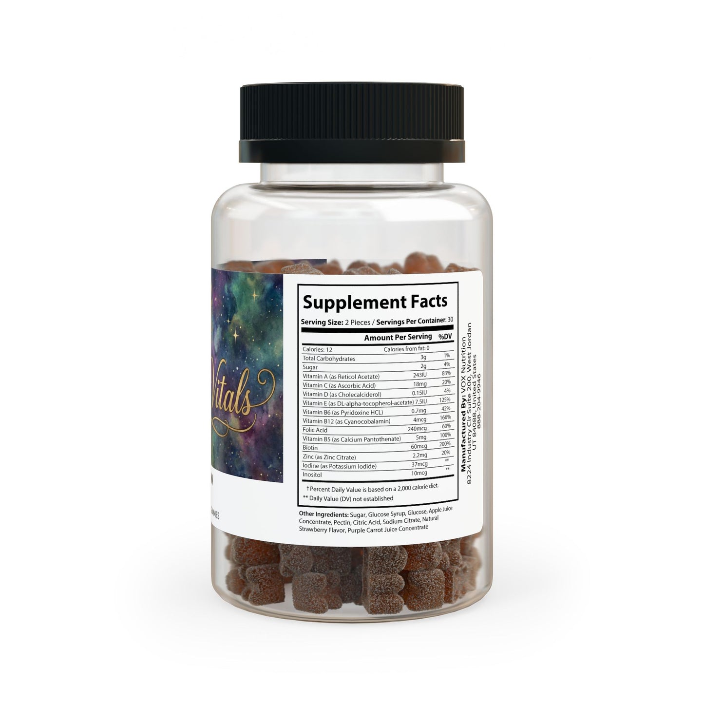 Aetheria Vitals Multivitamin Gummies for Adults (60 Gummies)