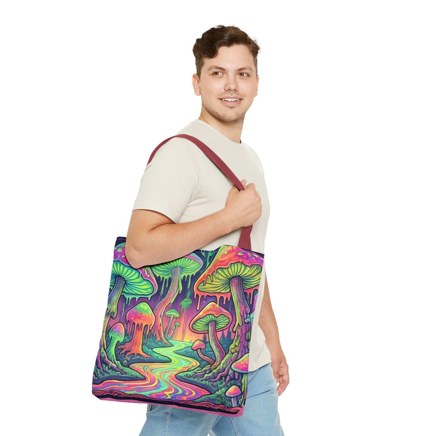 Trippy Mushroom Tote