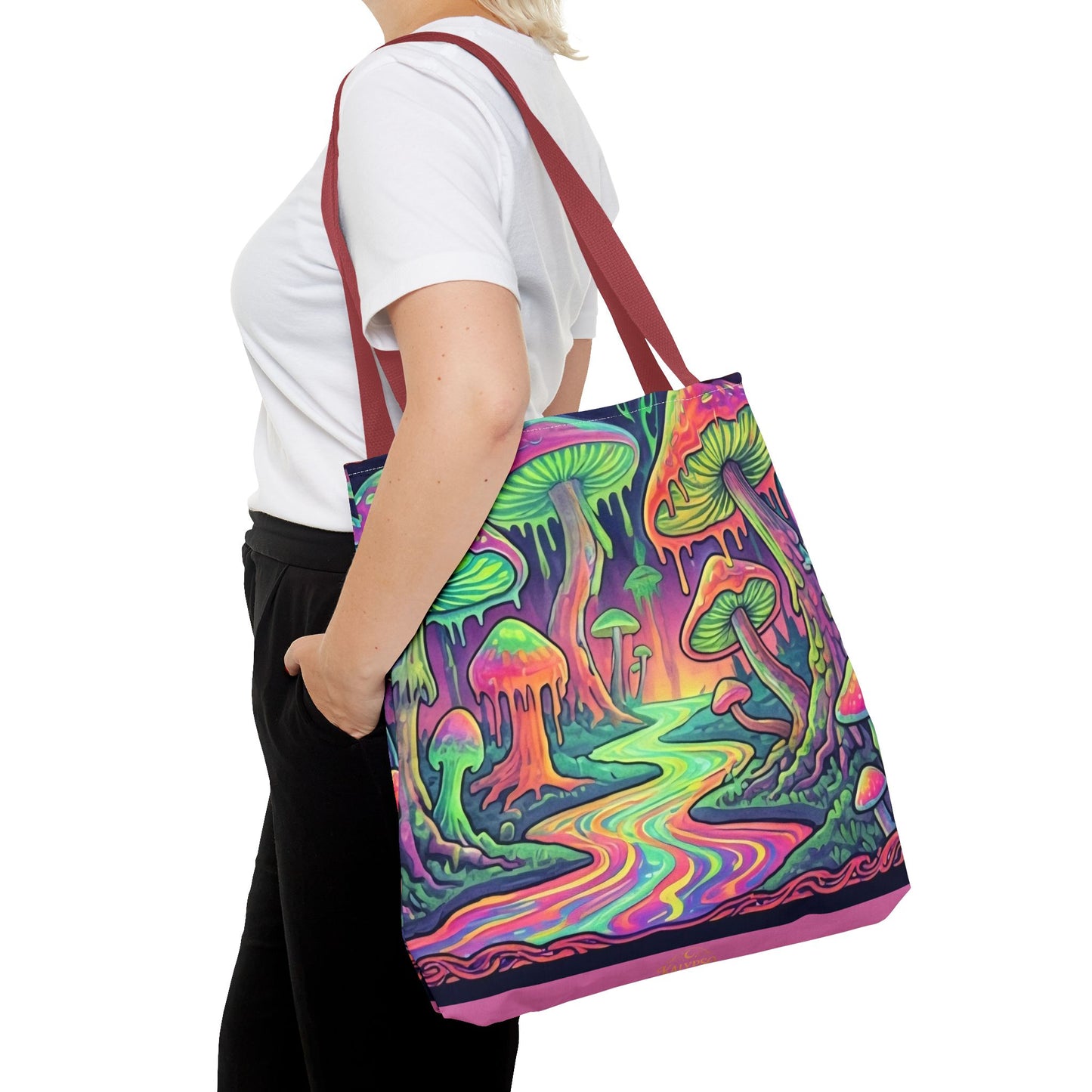 Trippy Mushroom Tote