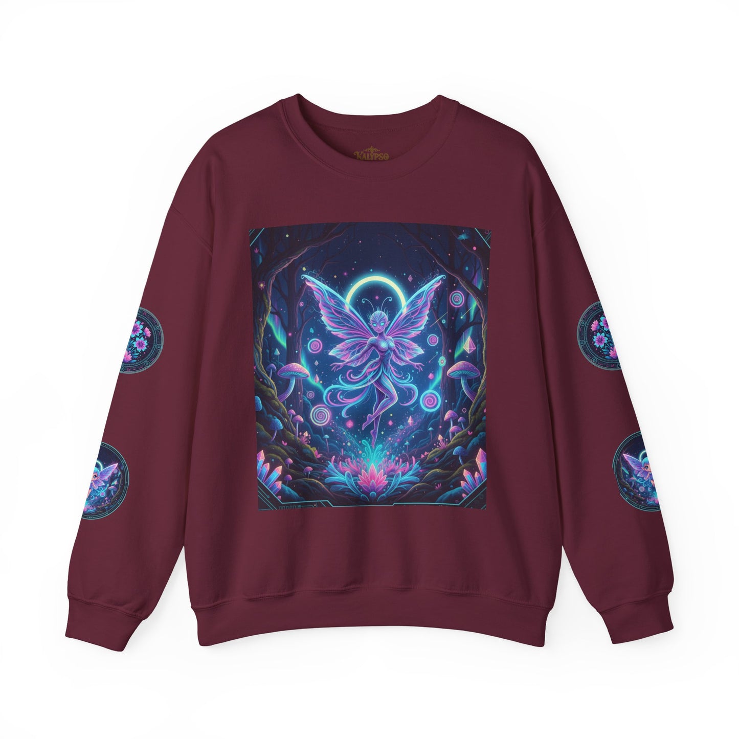 Mystical Fairy Sweatshirt - Unisex Heavy Blend™ Crewneck with Celestial Design