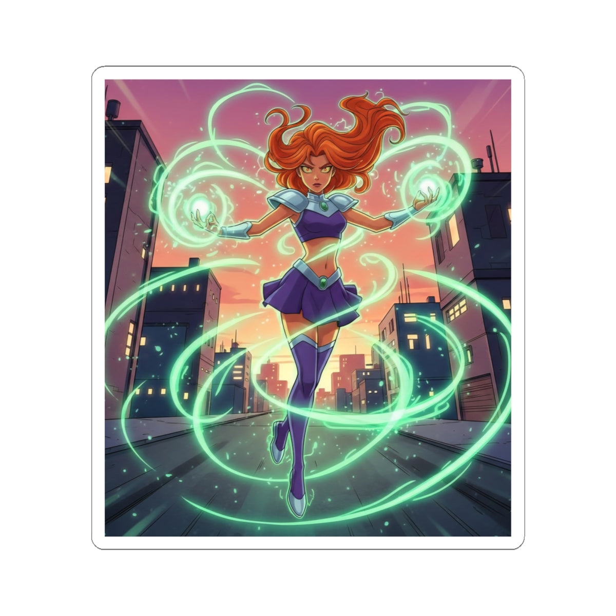 STARFIRE Kiss-cut Sticker