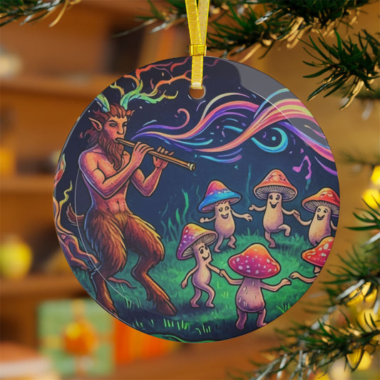 Mythic Dance Glass Ornament