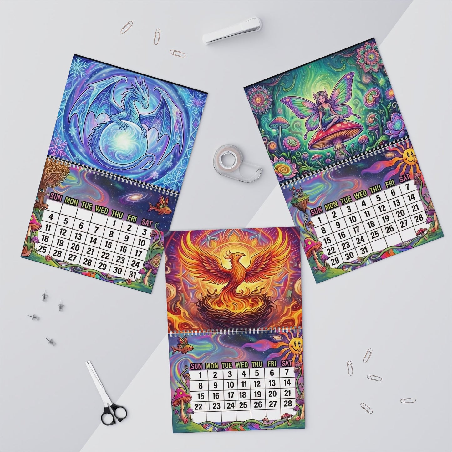 KalypsoArts Trippy 2026 Calendar