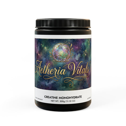 Aetheria Vitals Creatine Monohydrate Supplement (300g, 10.58oz)