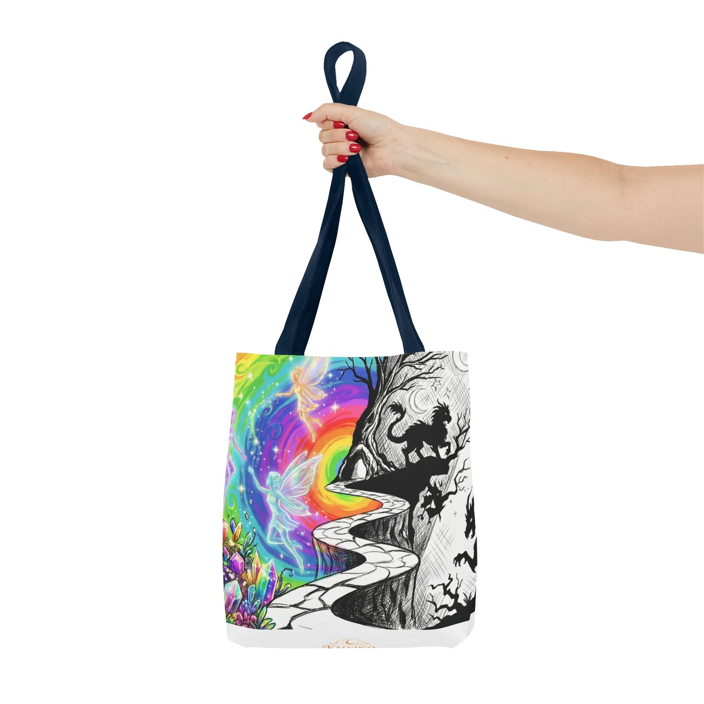 Black&White Rainbow Dream Tote