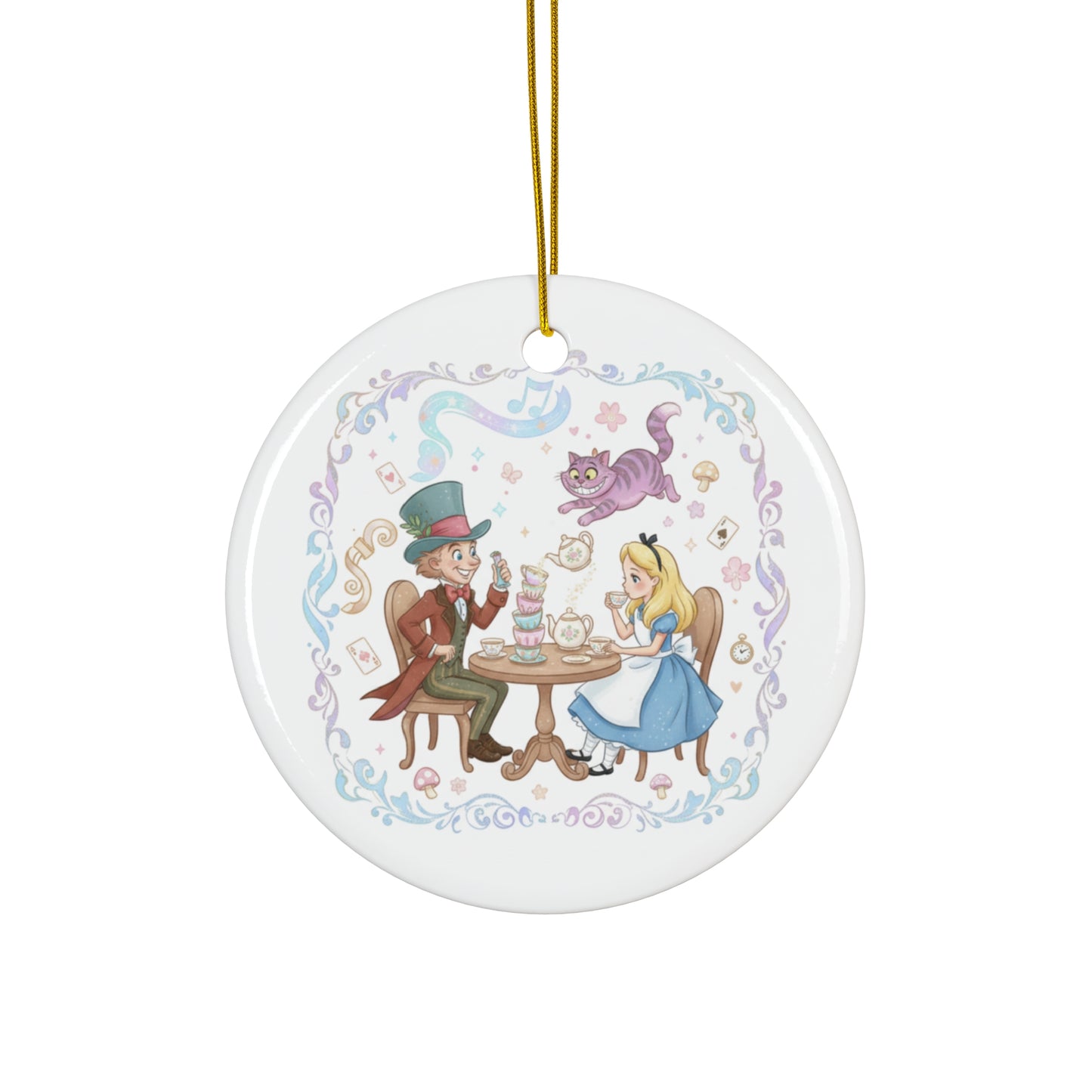 Tea Party Ceramic Ornament