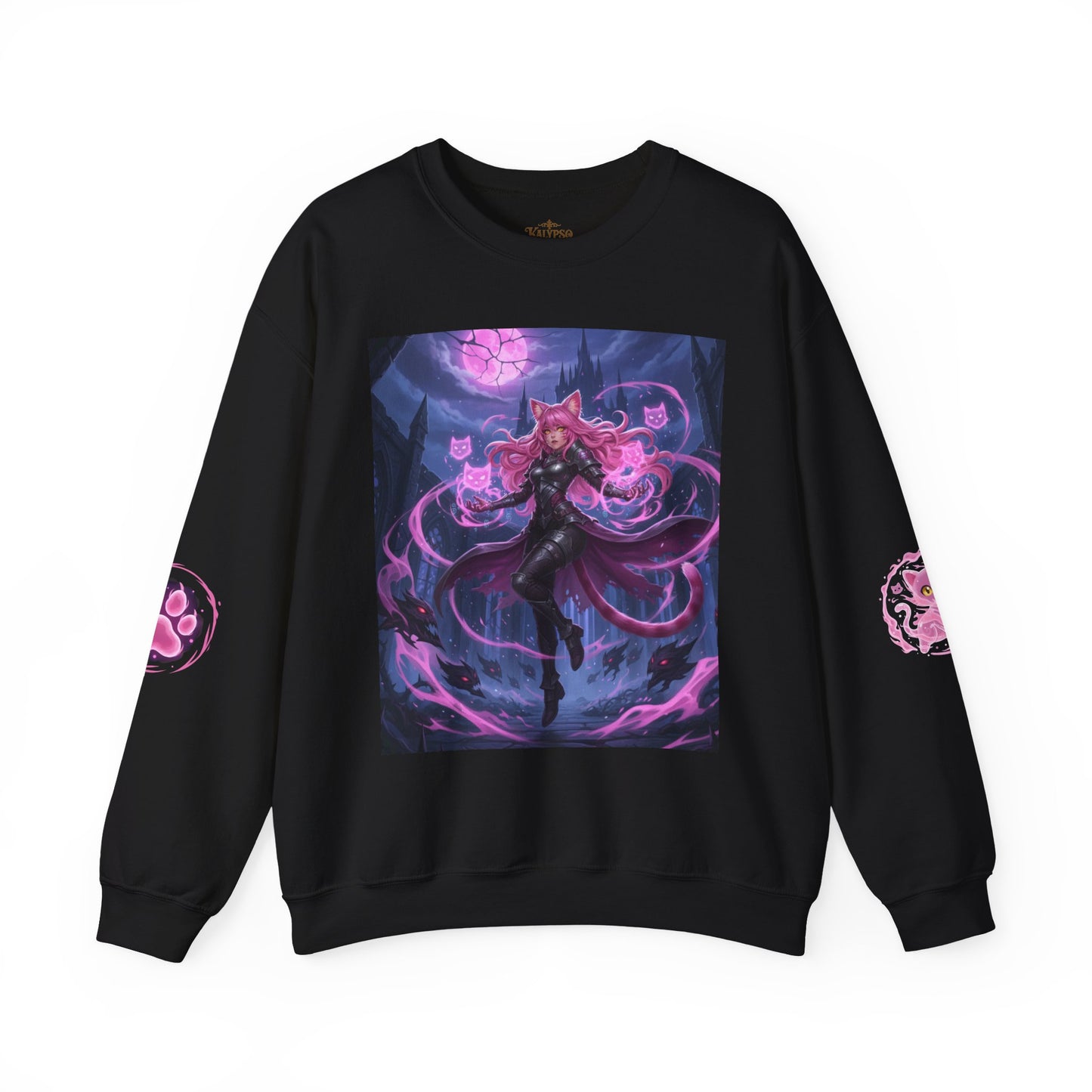 Fantasy Cat Crewneck Sweatshirt