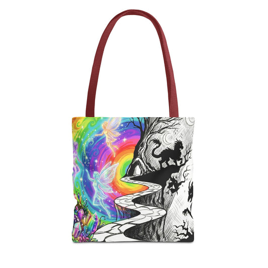 Black&White Rainbow Dream Tote