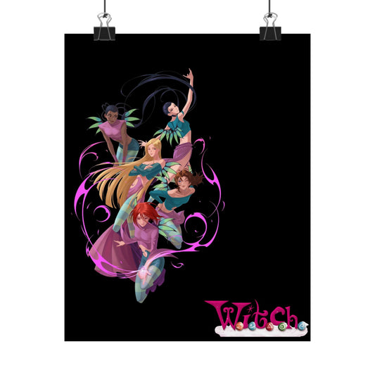 W.I.T.C.H. Matte Poster