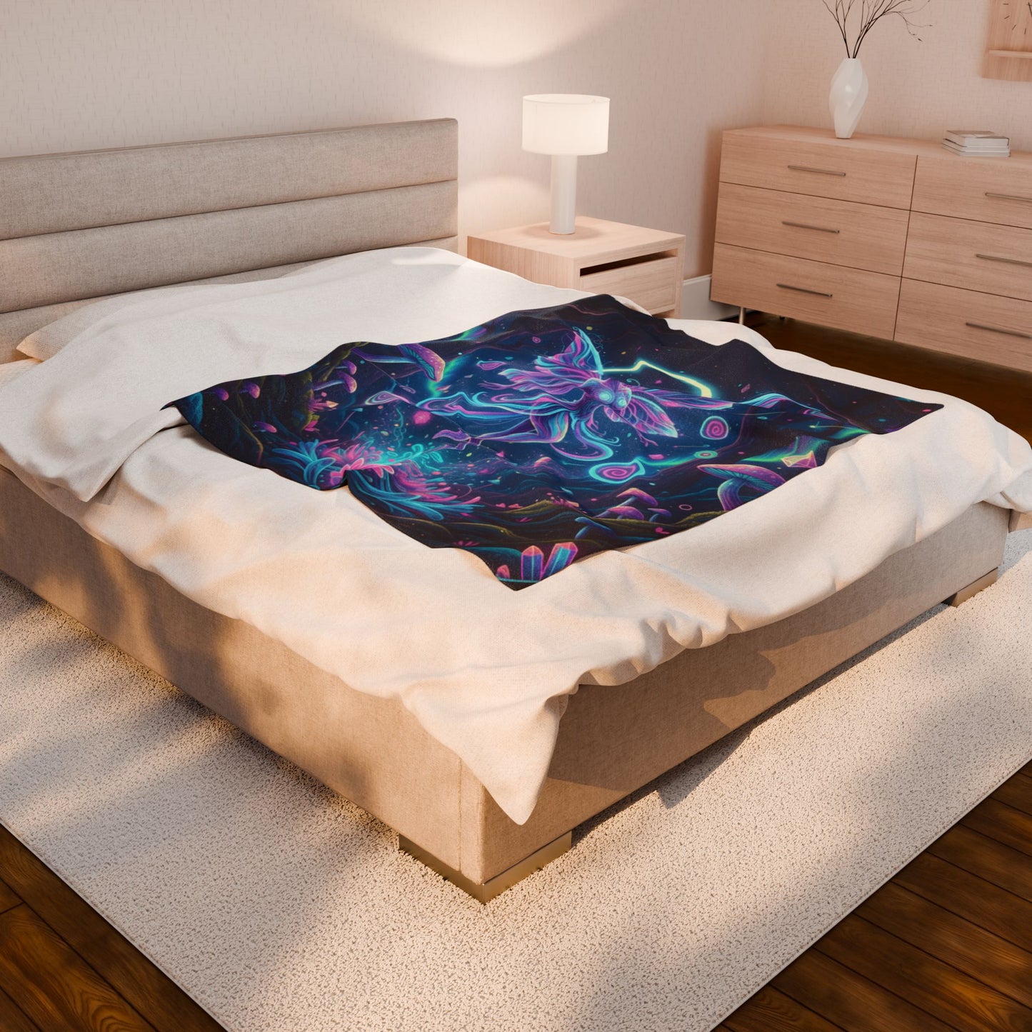 Galactic Fairy Velveteen Blanket