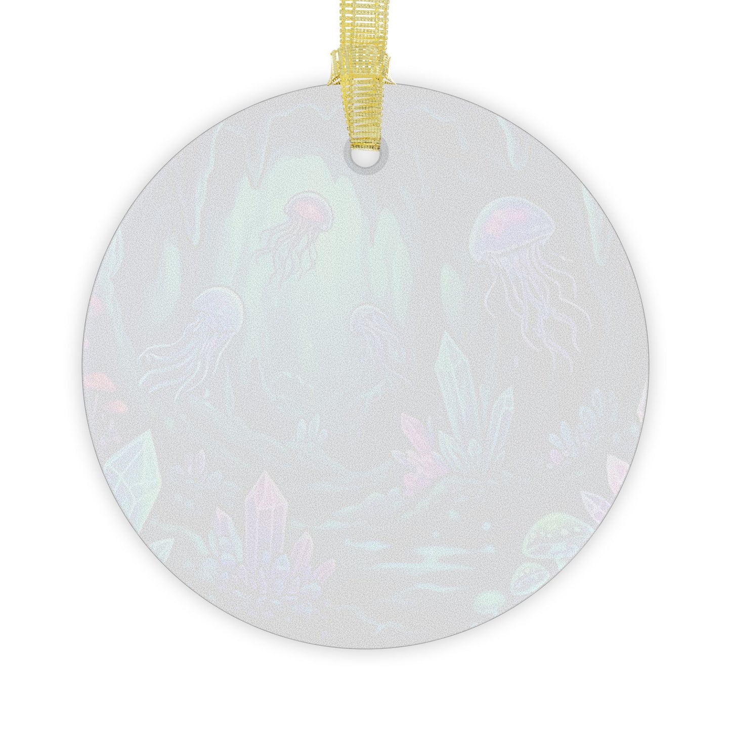 Amethyst Sea Glass Ornament