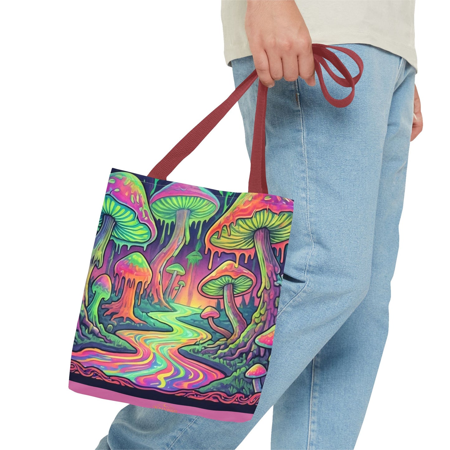 Trippy Mushroom Tote