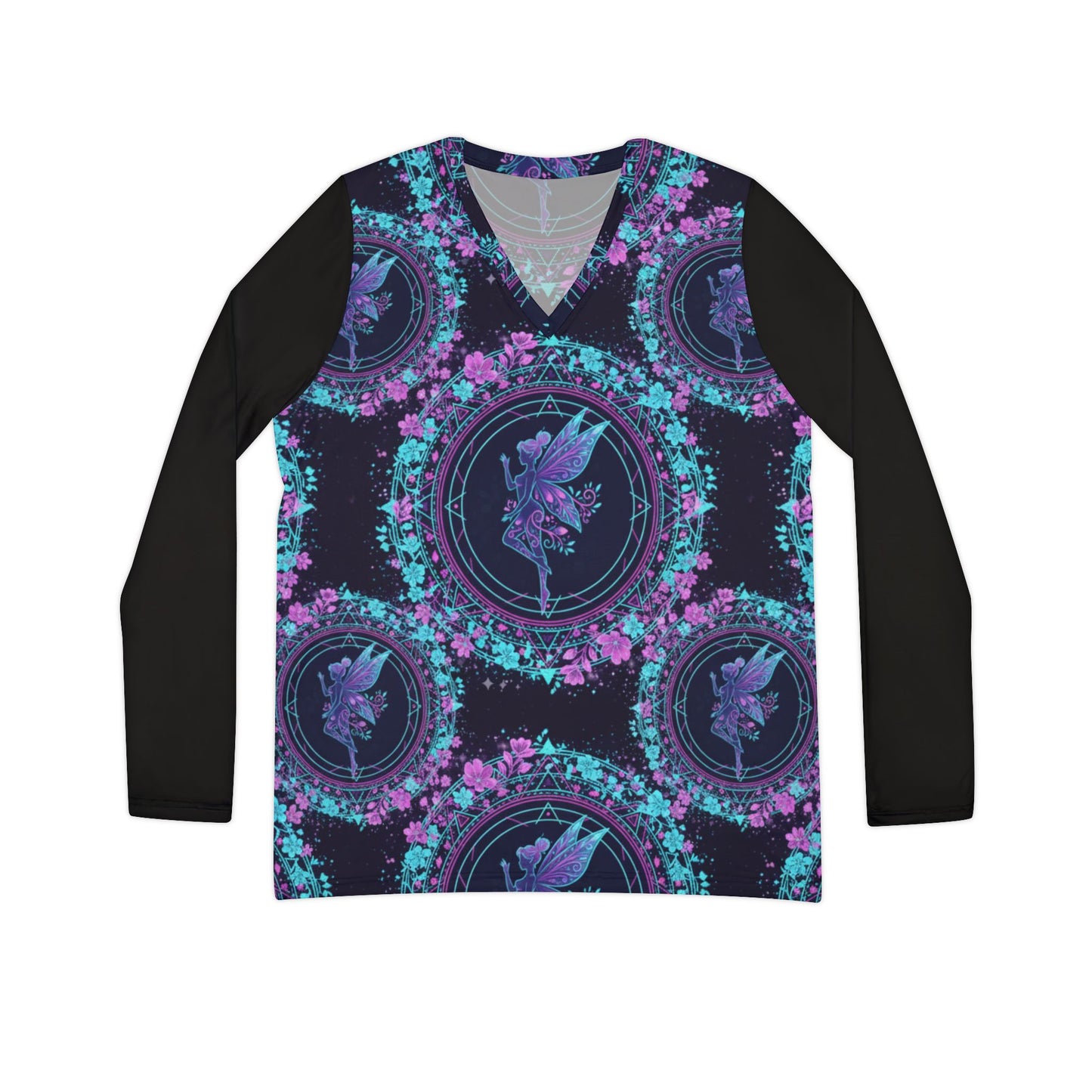 Galactic Mandala Fairy Graphic Long Sleeve