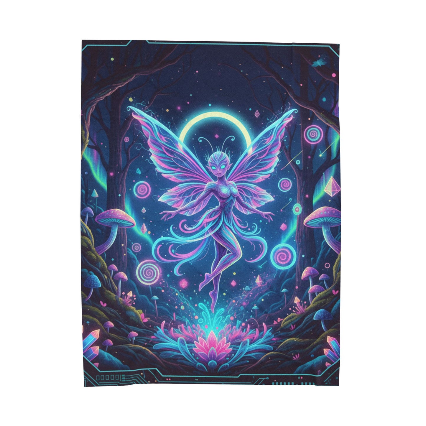 Galactic Fairy Velveteen Blanket