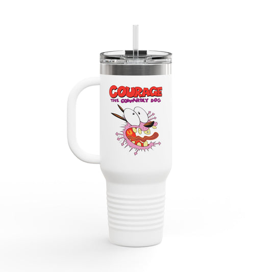 Courage The Cowardly Dog 40oz Travel Mug