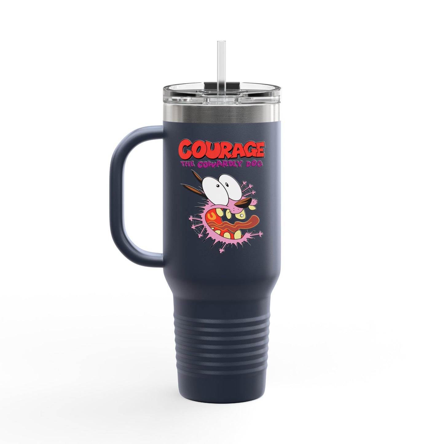 Courage The Cowardly Dog 40oz Travel Mug