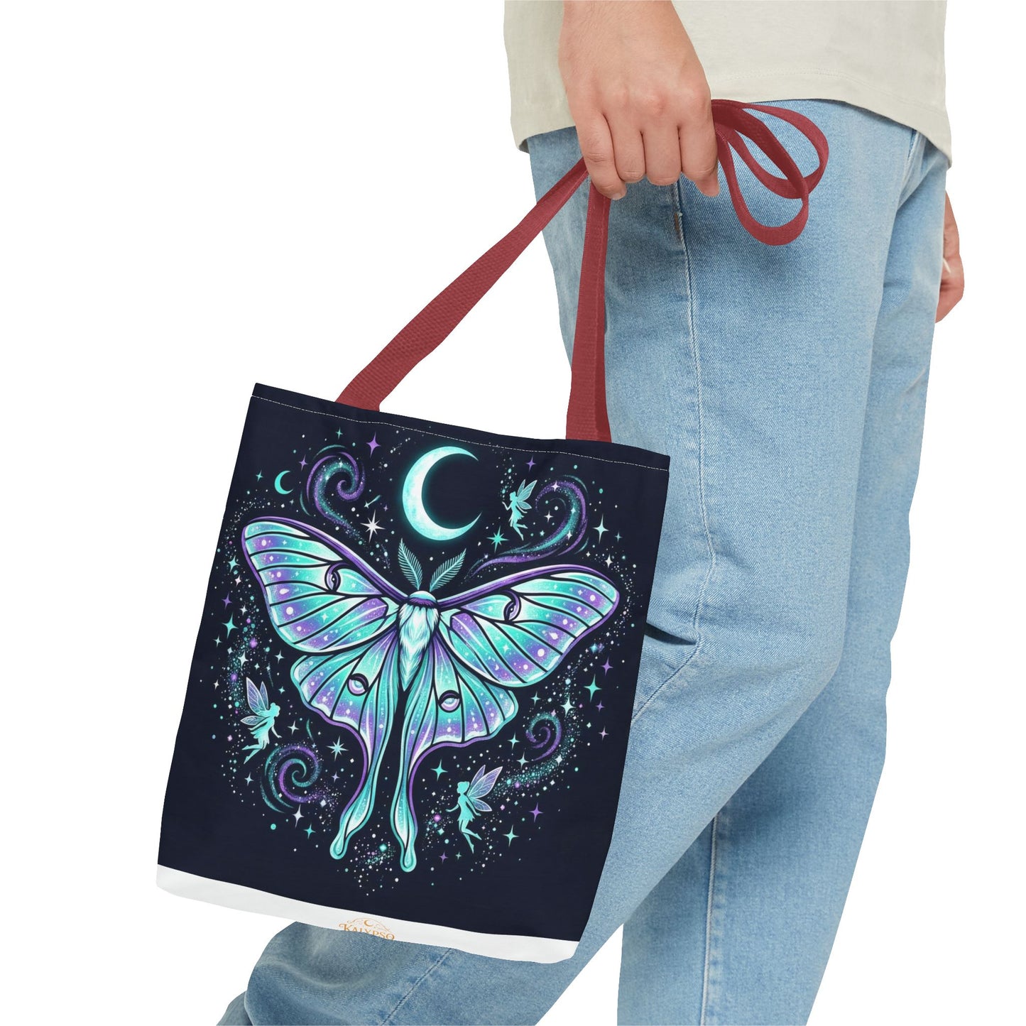 Celestial Luna Moth Tote Bag