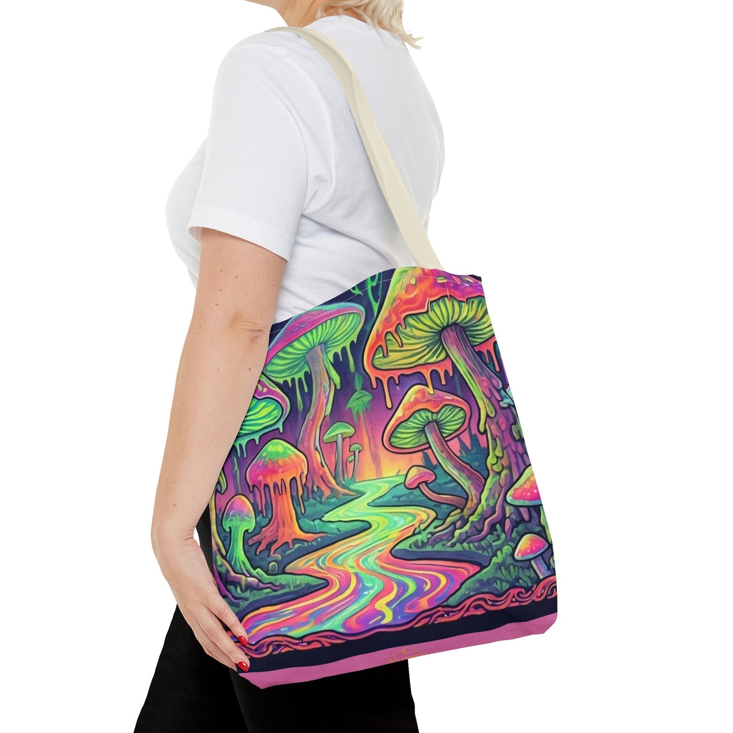 Trippy Mushroom Tote