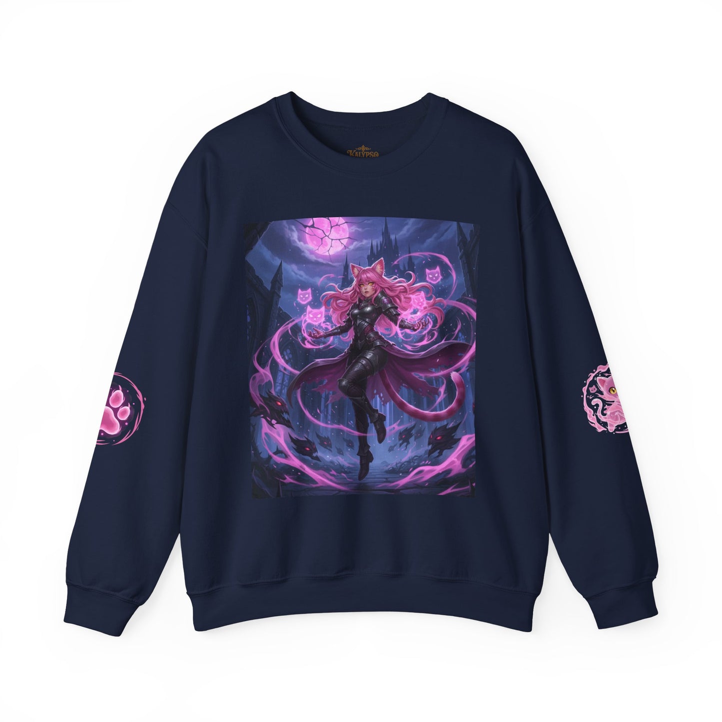 Fantasy Cat Crewneck Sweatshirt