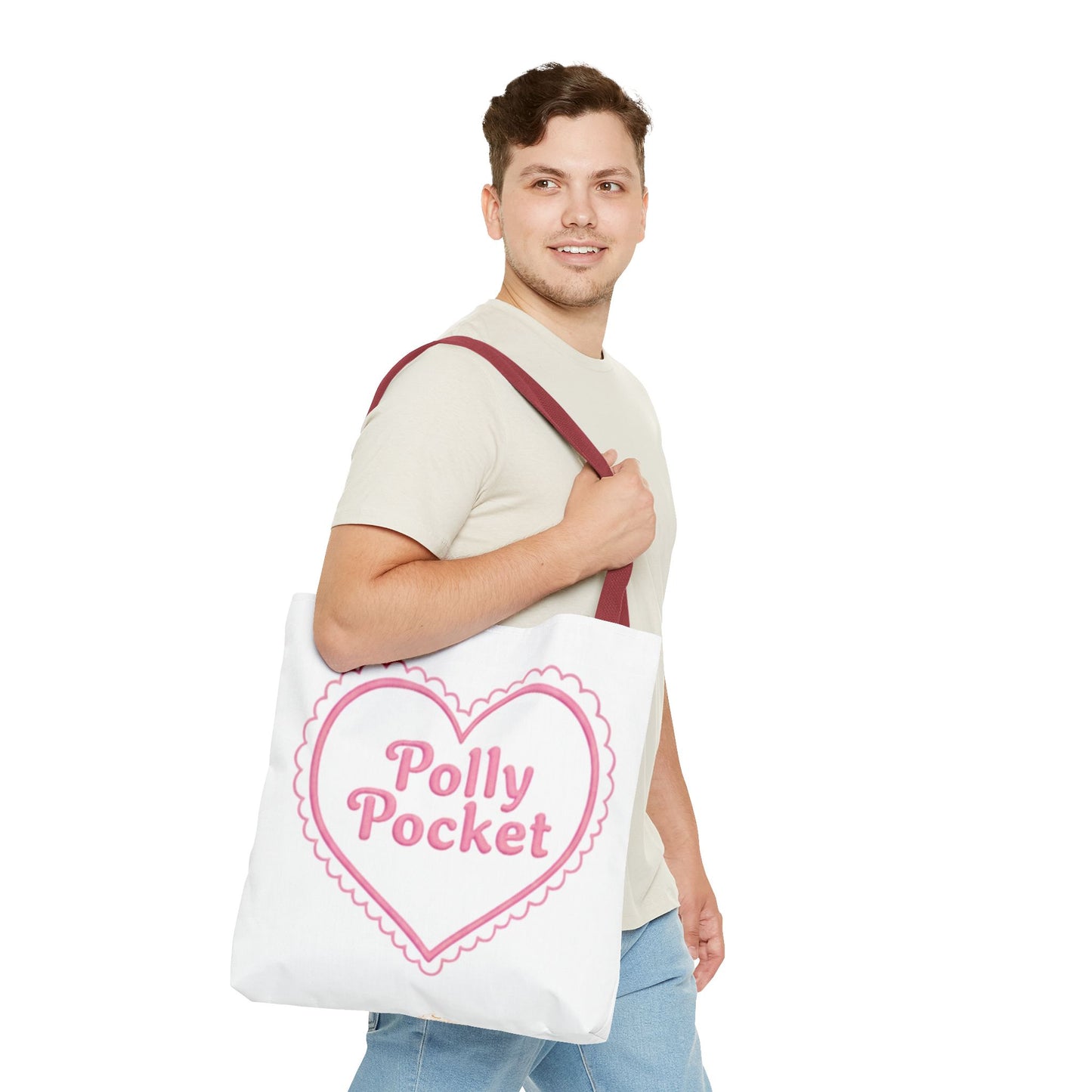 Polly Pocket Heart Tote Bag