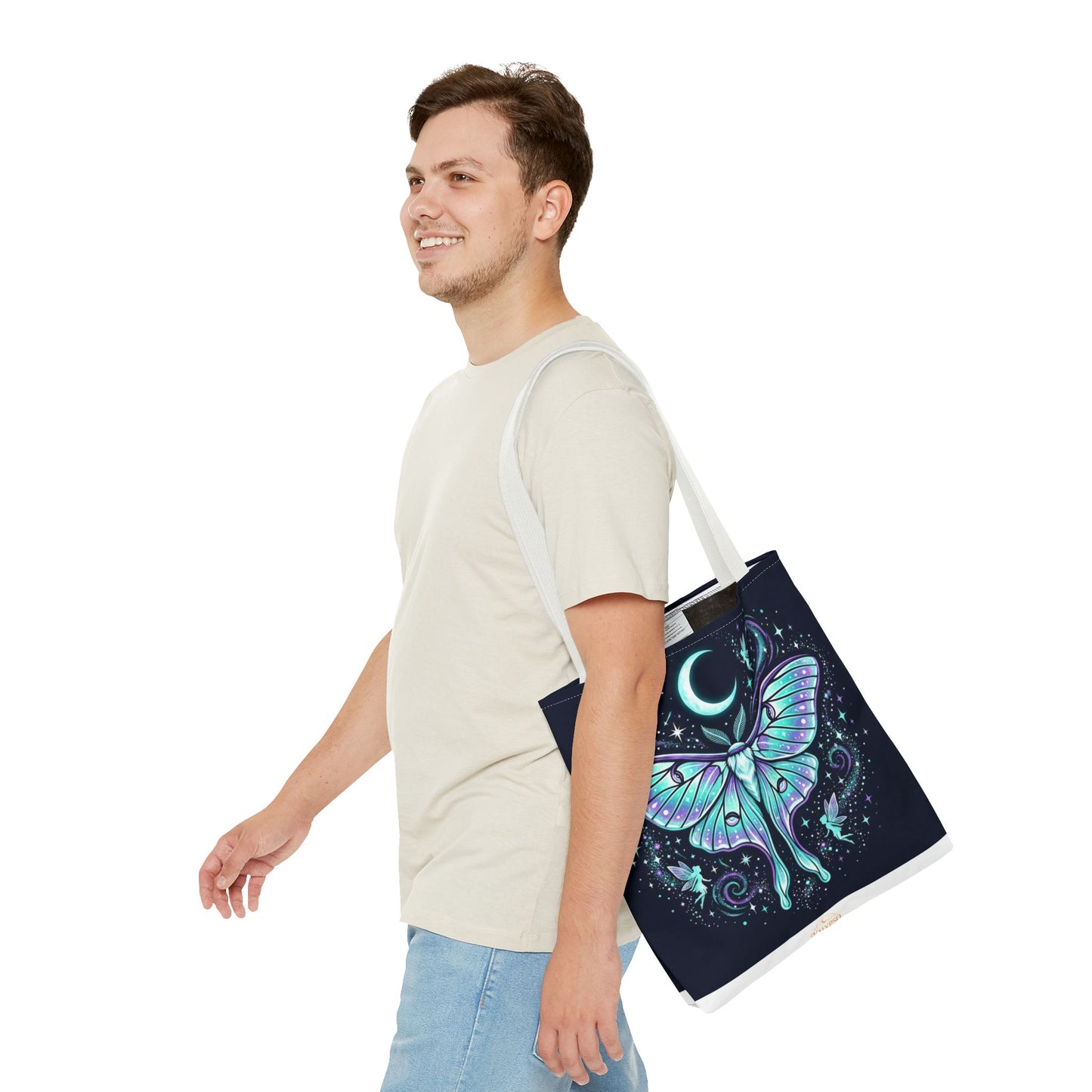 Celestial Luna Moth Tote Bag