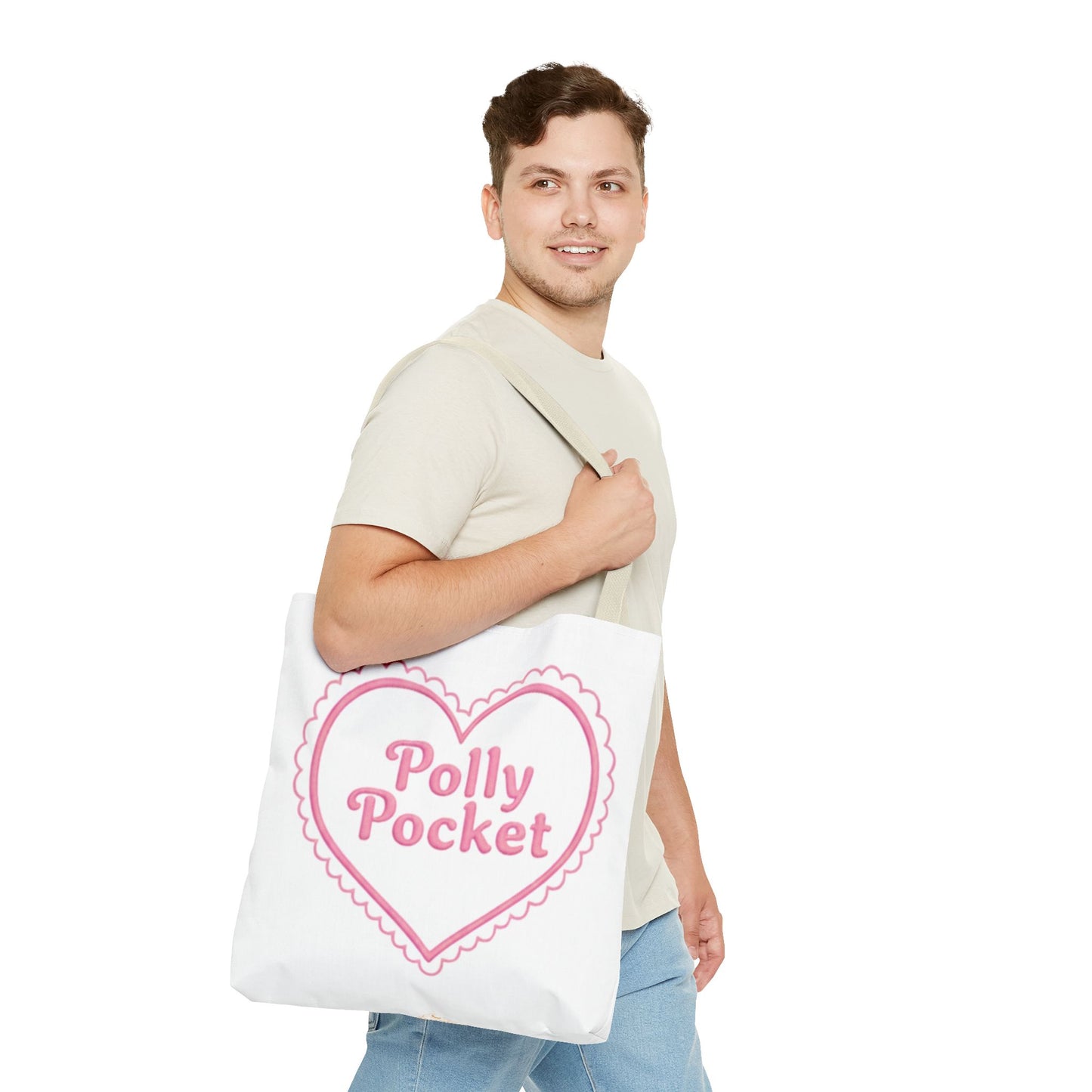 Polly Pocket Heart Tote Bag