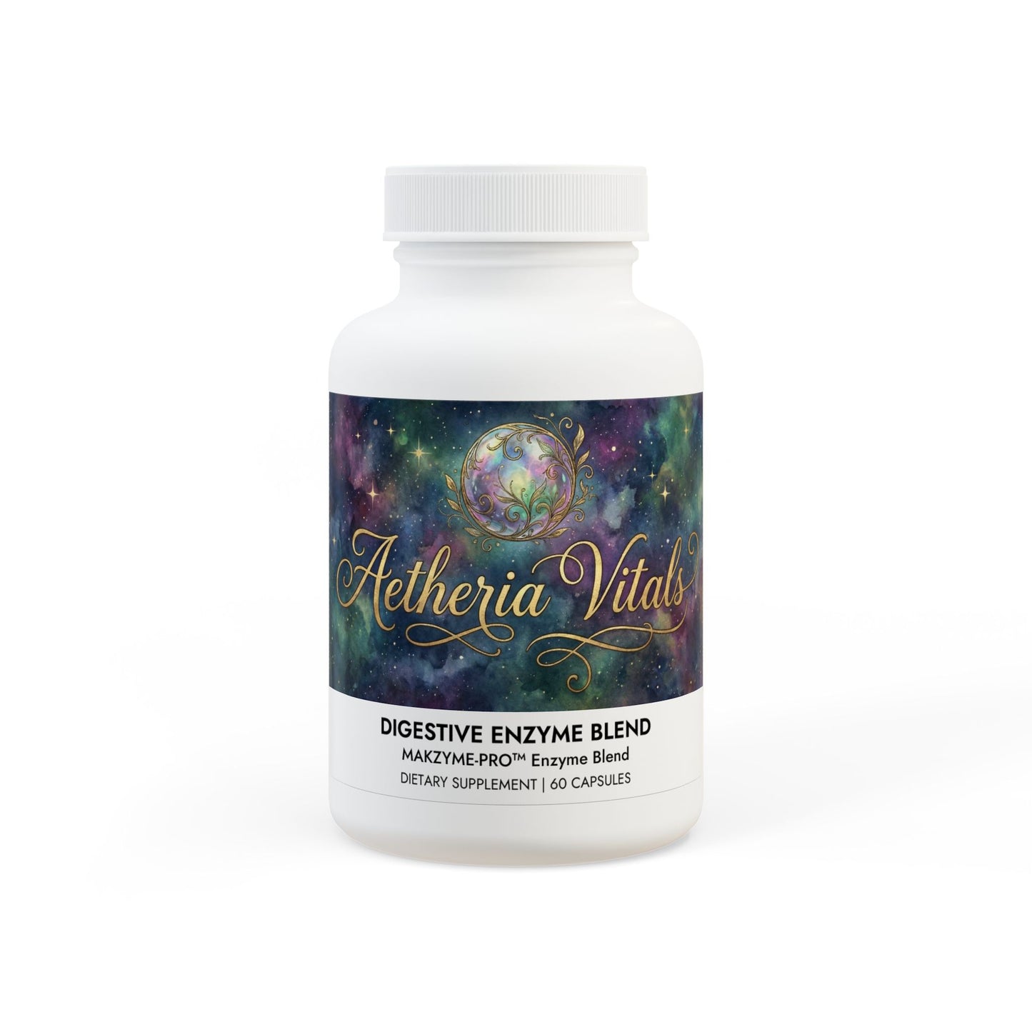 Aetheria Vitals Digestive Enzyme Blend Supplement (60 Capsules)