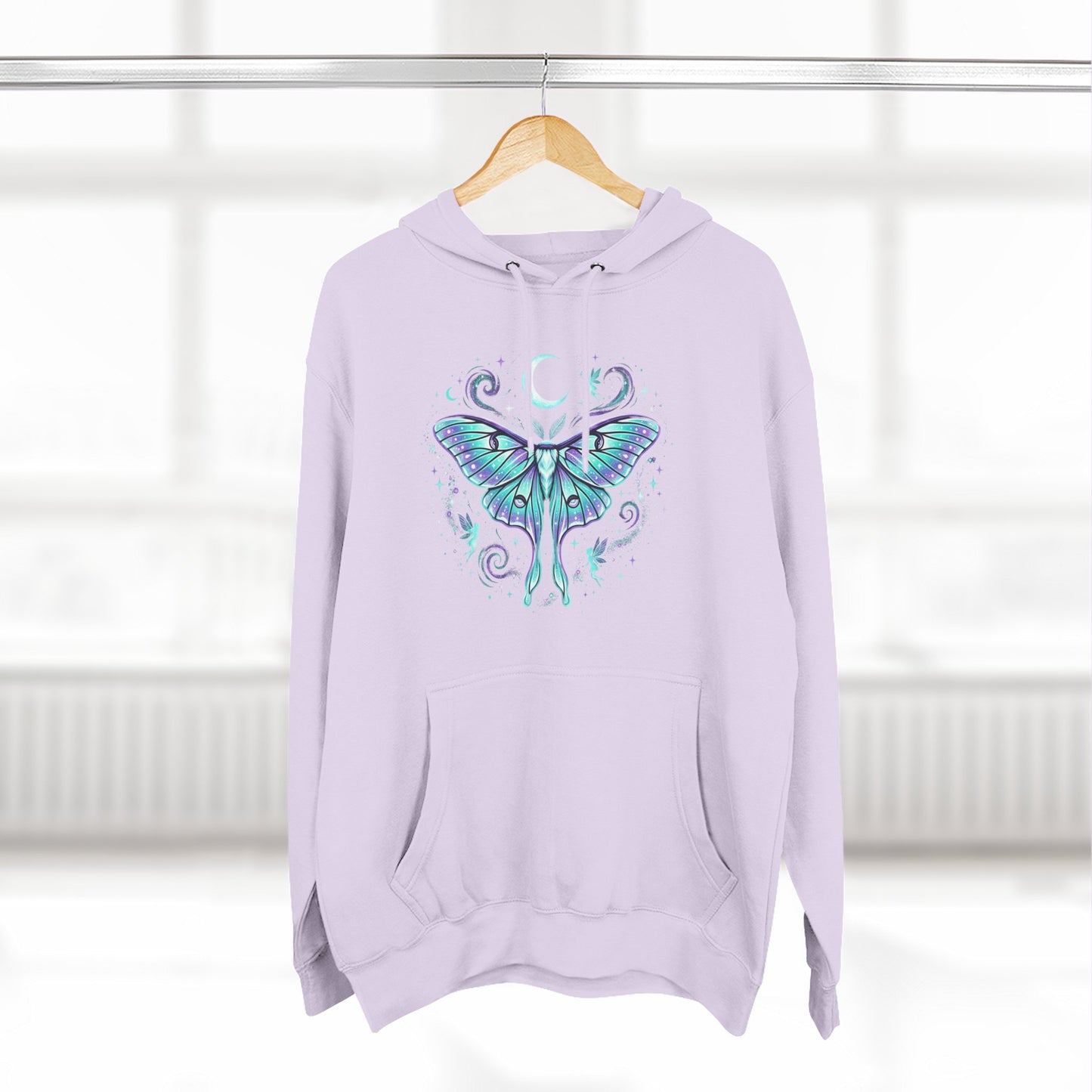 Celestial Luna Moth Hoodie