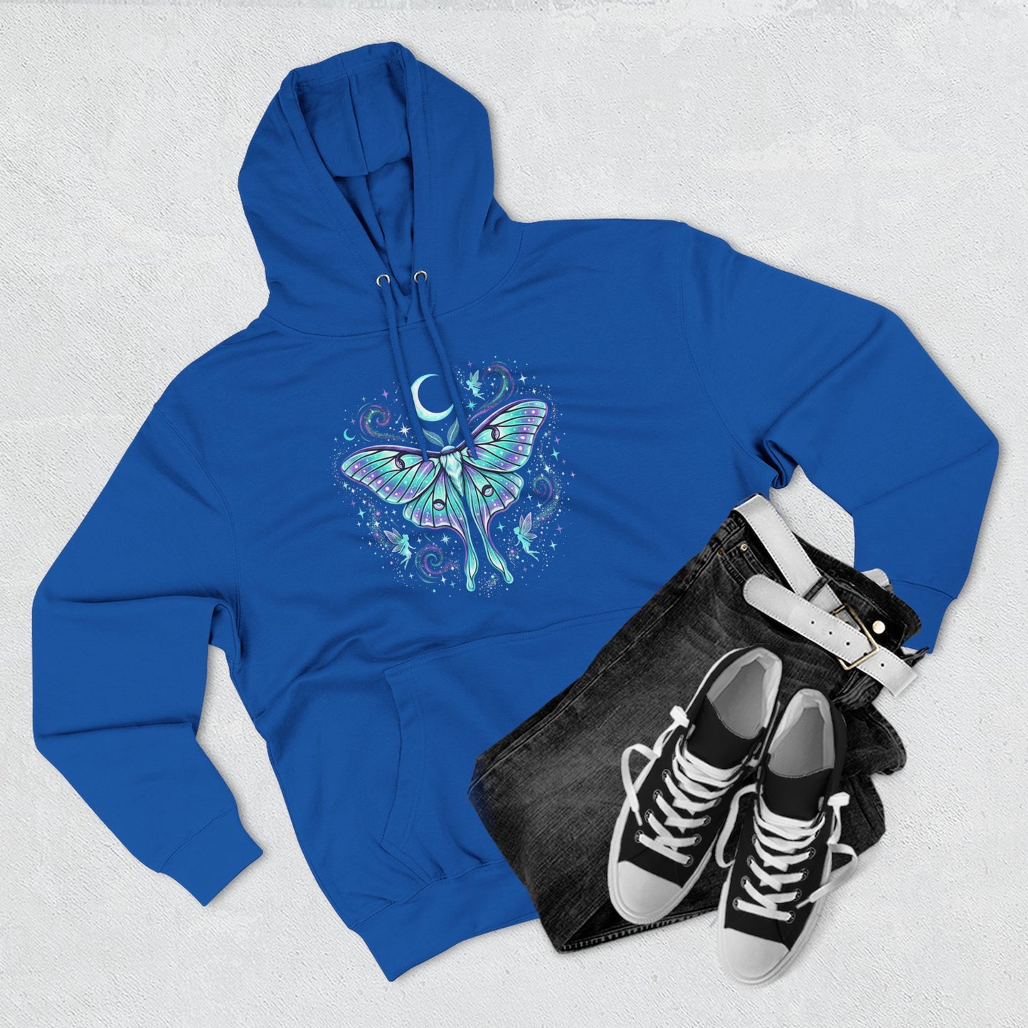 Celestial Luna Moth Hoodie