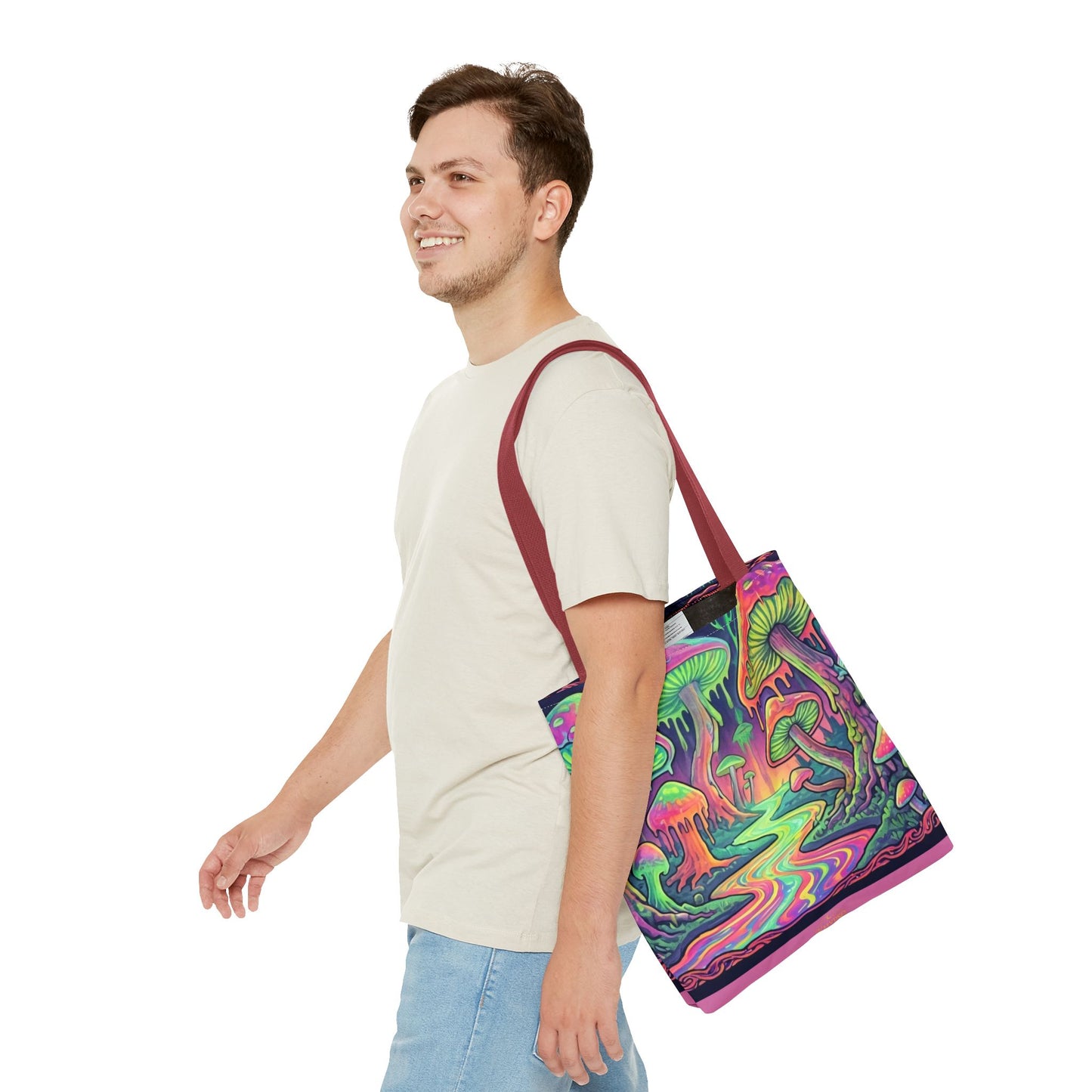 Trippy Mushroom Tote