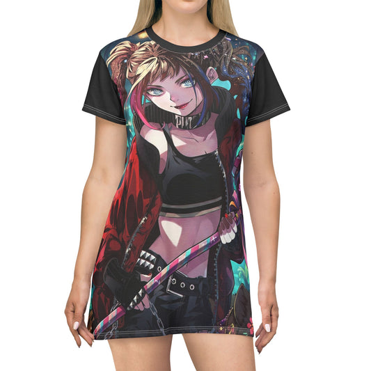 Harley Quinn T-Shirt Dress