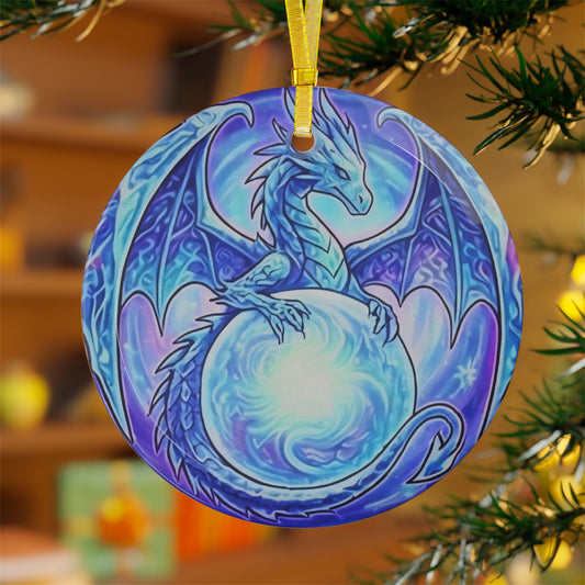 Baby Drago Glass Ornament