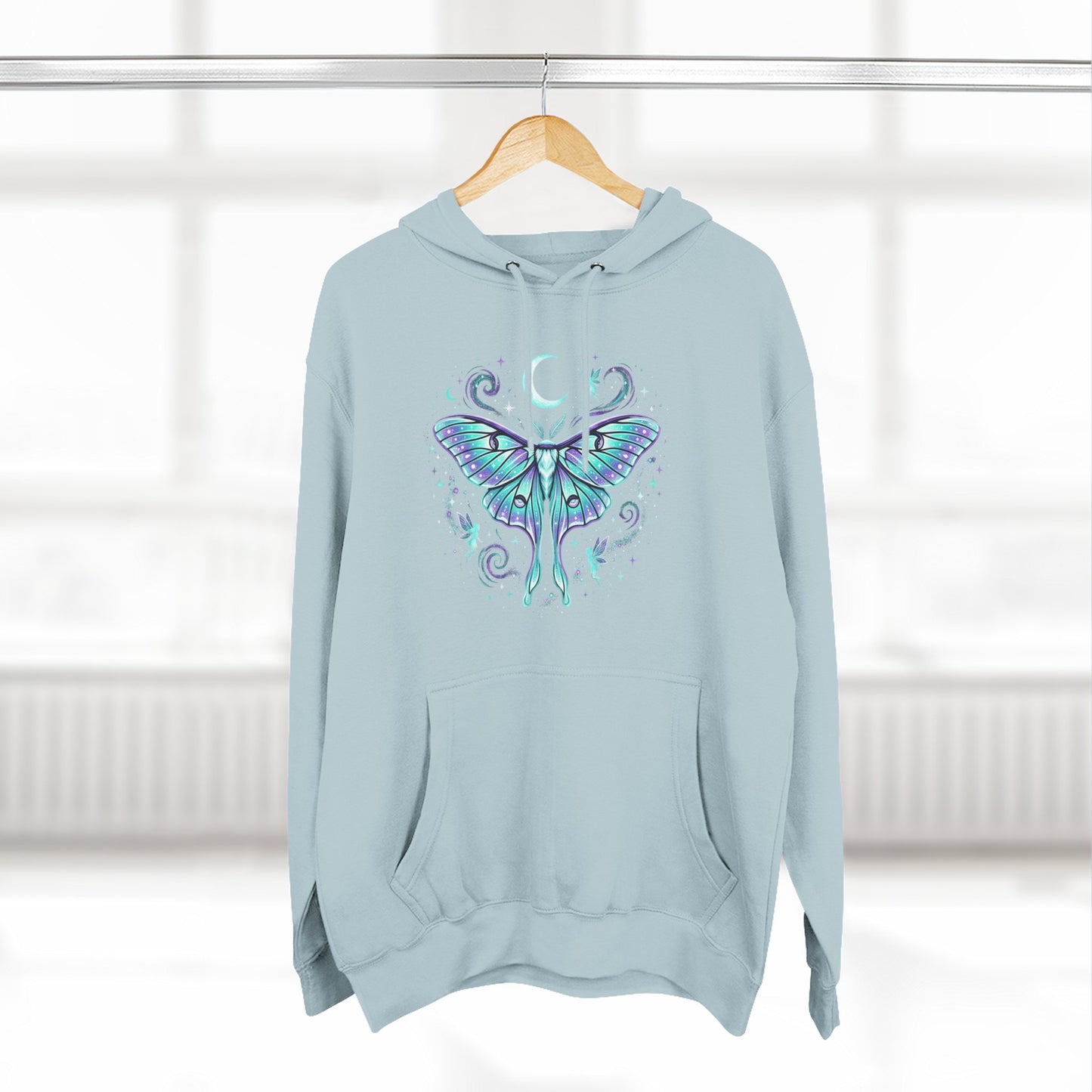 Celestial Luna Moth Hoodie