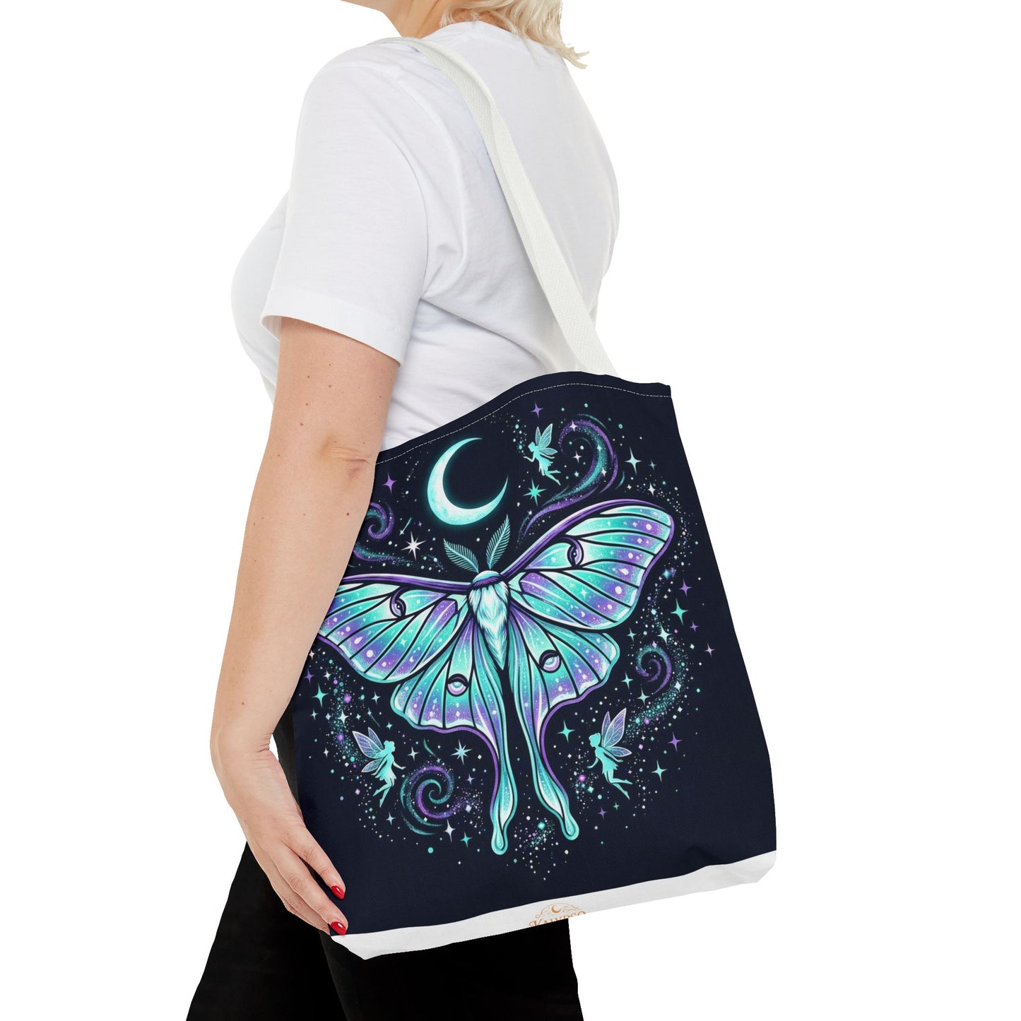 Celestial Luna Moth Tote Bag