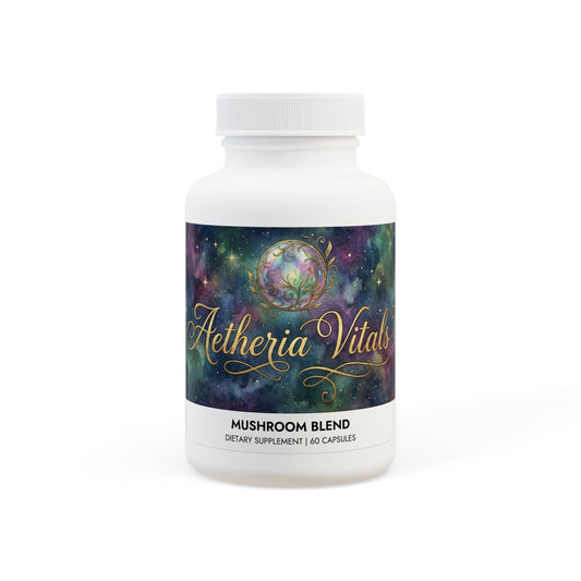Aetheria Vitals Mushroom Blend Supplement (60 Capsules)