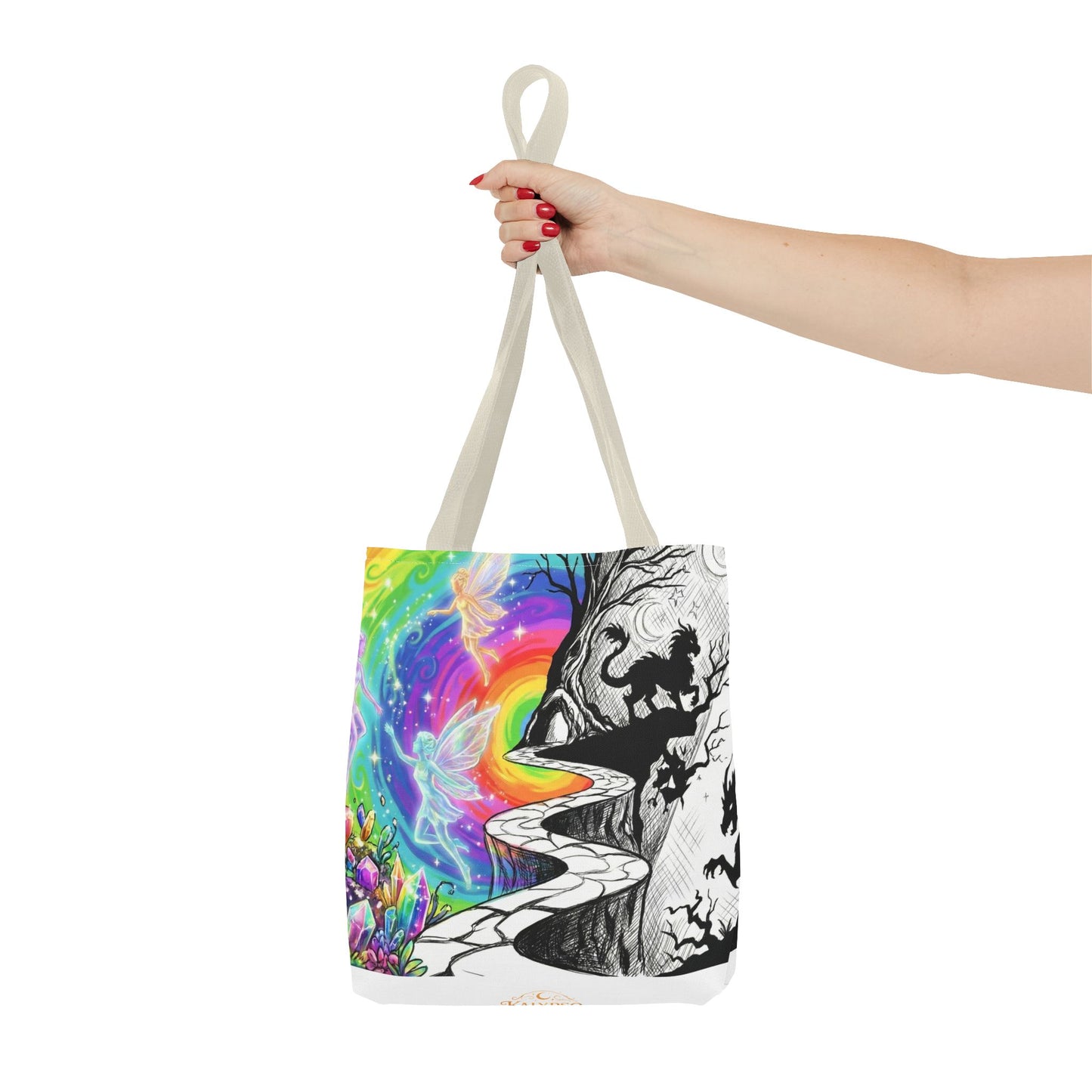 Black&White Rainbow Dream Tote
