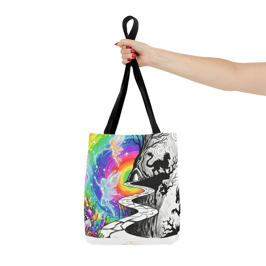 Black&White Rainbow Dream Tote