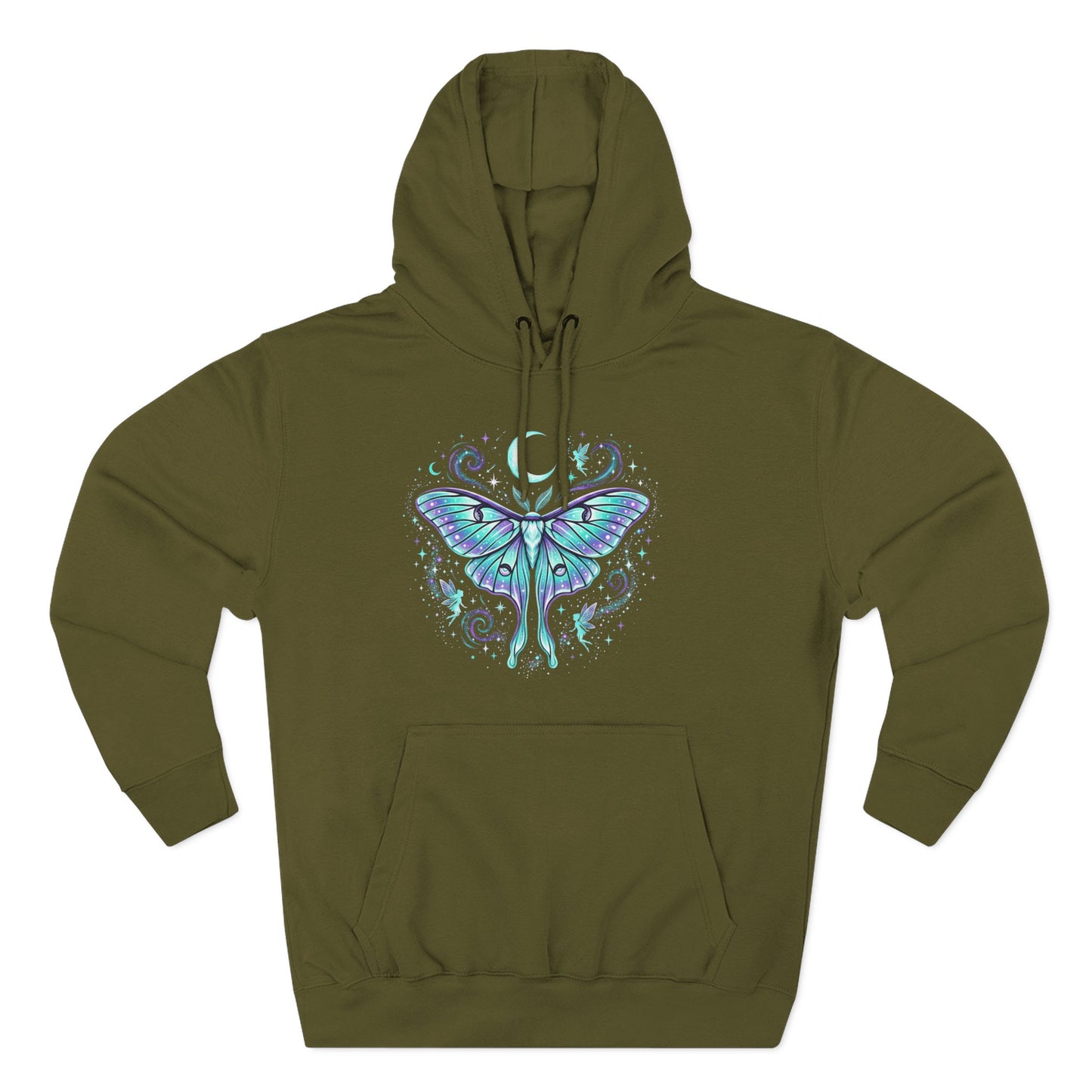 Celestial Luna Moth Hoodie
