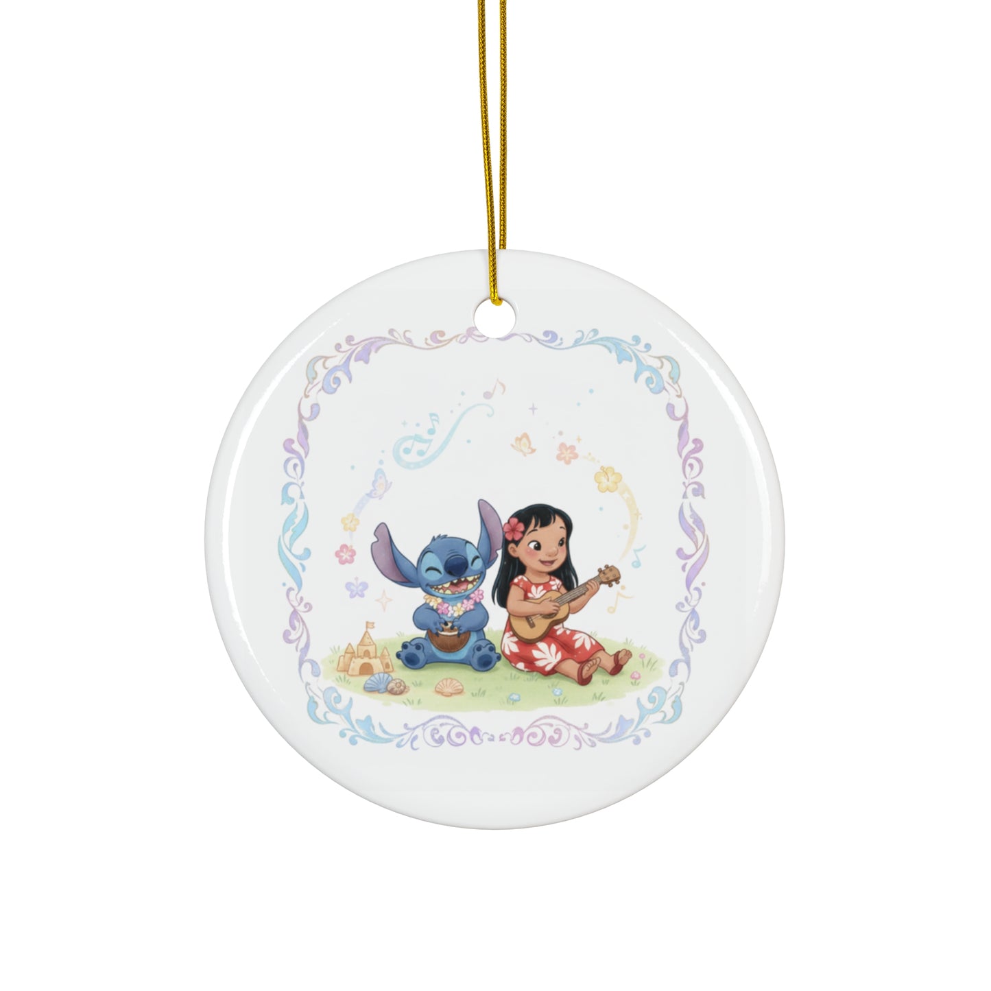 ALOHA Ceramic Ornament