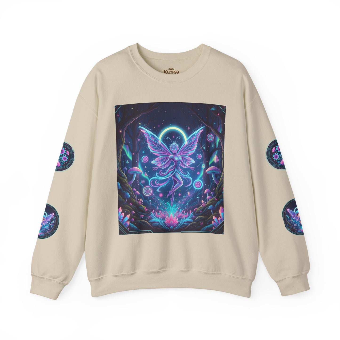 Mystical Fairy Sweatshirt - Unisex Heavy Blend™ Crewneck with Celestial Design